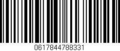 Código de barras (EAN, GTIN, SKU, ISBN): '0617844788331'