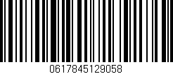 Código de barras (EAN, GTIN, SKU, ISBN): '0617845129058'
