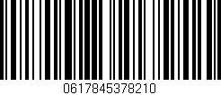 Código de barras (EAN, GTIN, SKU, ISBN): '0617845378210'