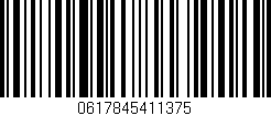 Código de barras (EAN, GTIN, SKU, ISBN): '0617845411375'