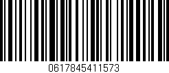 Código de barras (EAN, GTIN, SKU, ISBN): '0617845411573'