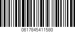 Código de barras (EAN, GTIN, SKU, ISBN): '0617845411580'