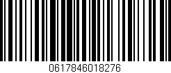 Código de barras (EAN, GTIN, SKU, ISBN): '0617846018276'
