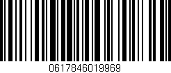 Código de barras (EAN, GTIN, SKU, ISBN): '0617846019969'