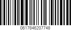 Código de barras (EAN, GTIN, SKU, ISBN): '0617846207748'