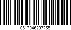 Código de barras (EAN, GTIN, SKU, ISBN): '0617846207755'