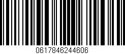 Código de barras (EAN, GTIN, SKU, ISBN): '0617846244606'