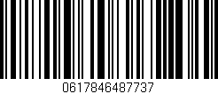 Código de barras (EAN, GTIN, SKU, ISBN): '0617846487737'