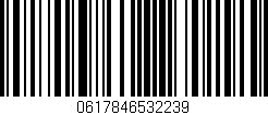 Código de barras (EAN, GTIN, SKU, ISBN): '0617846532239'