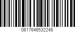 Código de barras (EAN, GTIN, SKU, ISBN): '0617846532246'