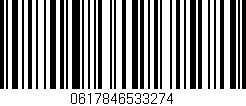 Código de barras (EAN, GTIN, SKU, ISBN): '0617846533274'