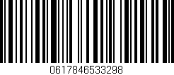 Código de barras (EAN, GTIN, SKU, ISBN): '0617846533298'