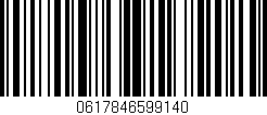 Código de barras (EAN, GTIN, SKU, ISBN): '0617846599140'