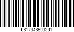 Código de barras (EAN, GTIN, SKU, ISBN): '0617846599331'