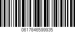 Código de barras (EAN, GTIN, SKU, ISBN): '0617846599935'