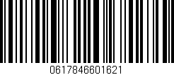 Código de barras (EAN, GTIN, SKU, ISBN): '0617846601621'
