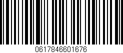 Código de barras (EAN, GTIN, SKU, ISBN): '0617846601676'