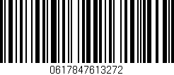 Código de barras (EAN, GTIN, SKU, ISBN): '0617847613272'