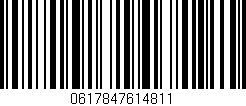 Código de barras (EAN, GTIN, SKU, ISBN): '0617847614811'