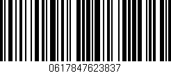 Código de barras (EAN, GTIN, SKU, ISBN): '0617847623837'