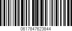 Código de barras (EAN, GTIN, SKU, ISBN): '0617847623844'