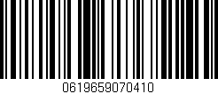 Código de barras (EAN, GTIN, SKU, ISBN): '0619659070410'
