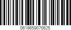 Código de barras (EAN, GTIN, SKU, ISBN): '0619659070625'