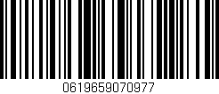 Código de barras (EAN, GTIN, SKU, ISBN): '0619659070977'