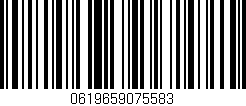 Código de barras (EAN, GTIN, SKU, ISBN): '0619659075583'