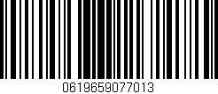Código de barras (EAN, GTIN, SKU, ISBN): '0619659077013'