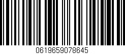 Código de barras (EAN, GTIN, SKU, ISBN): '0619659078645'