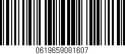 Código de barras (EAN, GTIN, SKU, ISBN): '0619659081607'