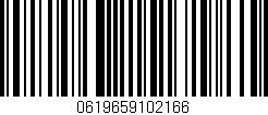 Código de barras (EAN, GTIN, SKU, ISBN): '0619659102166'