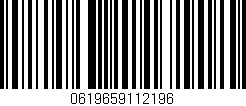 Código de barras (EAN, GTIN, SKU, ISBN): '0619659112196'