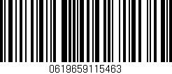 Código de barras (EAN, GTIN, SKU, ISBN): '0619659115463'