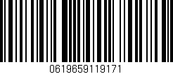 Código de barras (EAN, GTIN, SKU, ISBN): '0619659119171'