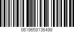 Código de barras (EAN, GTIN, SKU, ISBN): '0619659136499'