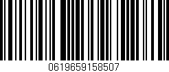 Código de barras (EAN, GTIN, SKU, ISBN): '0619659158507'