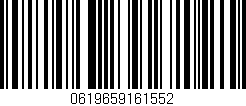 Código de barras (EAN, GTIN, SKU, ISBN): '0619659161552'