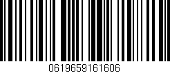 Código de barras (EAN, GTIN, SKU, ISBN): '0619659161606'