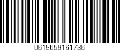 Código de barras (EAN, GTIN, SKU, ISBN): '0619659161736'