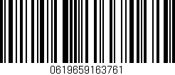 Código de barras (EAN, GTIN, SKU, ISBN): '0619659163761'