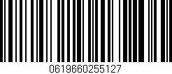 Código de barras (EAN, GTIN, SKU, ISBN): '0619660255127'