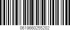 Código de barras (EAN, GTIN, SKU, ISBN): '0619660255202'