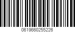 Código de barras (EAN, GTIN, SKU, ISBN): '0619660255226'