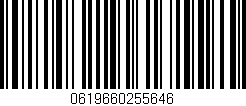 Código de barras (EAN, GTIN, SKU, ISBN): '0619660255646'