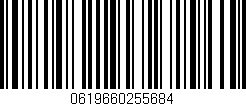 Código de barras (EAN, GTIN, SKU, ISBN): '0619660255684'