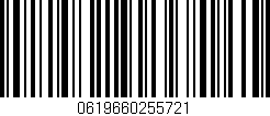 Código de barras (EAN, GTIN, SKU, ISBN): '0619660255721'