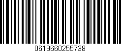 Código de barras (EAN, GTIN, SKU, ISBN): '0619660255738'