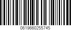 Código de barras (EAN, GTIN, SKU, ISBN): '0619660255745'